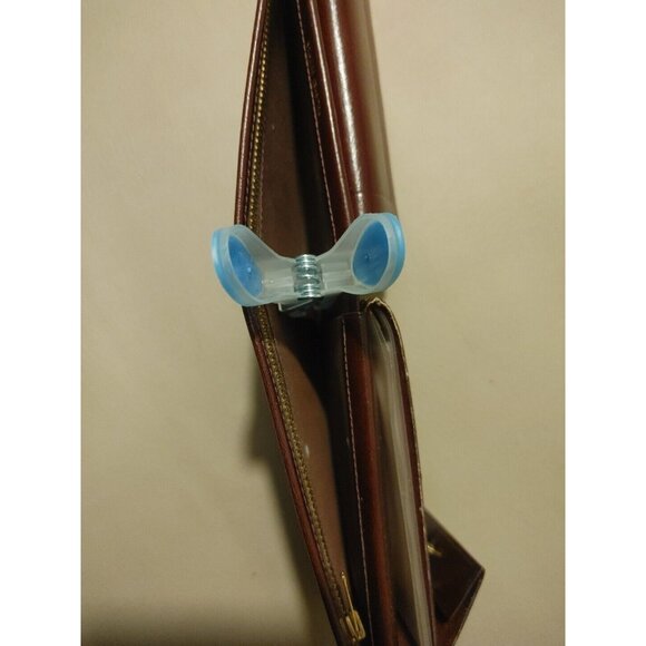 Talon Count Tri-Fold Wallet Brown Cowhide Leather Vintage Made In America - Picture 5 of 16